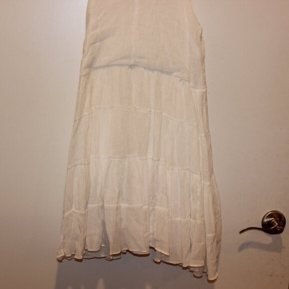 Lulus White Polyester Blend Sleeveless Knee Length Dress Women's Size S - Picture 5 of 10